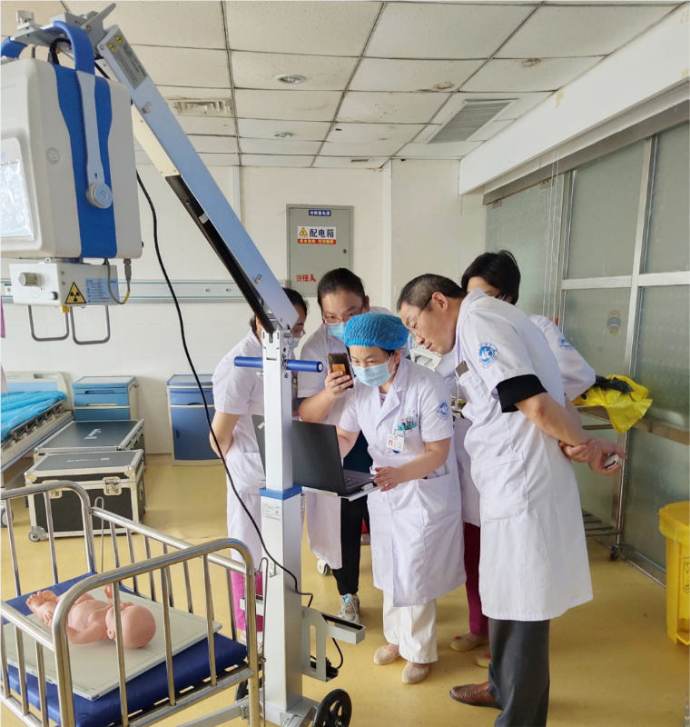雨润工程系列报道 I 宝润便携DR走进民营医院