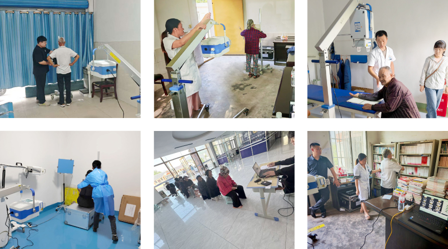 宝润便携DR走进乡镇 | 小身量健康守护卫士